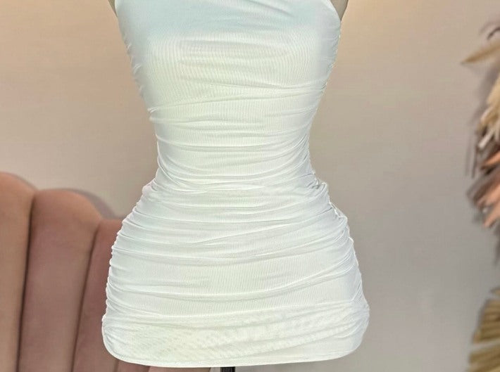 Vestido escote cruzado